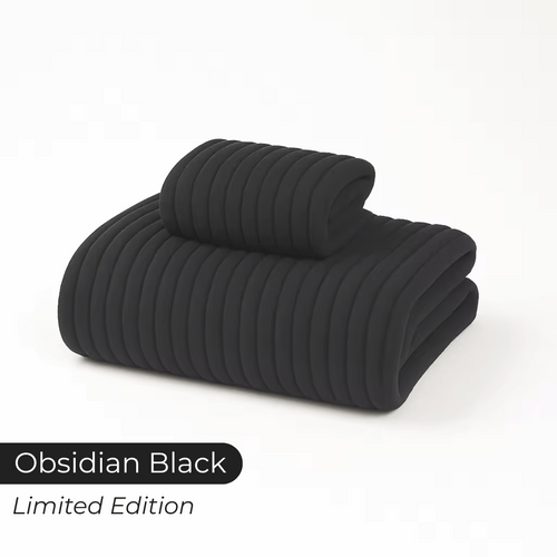 Limited Edition: The Marshmallow Towel 2.0 in Obsidian Black